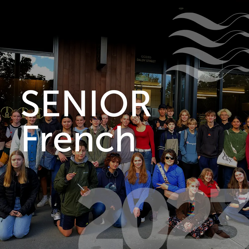 Senior French Café Trip